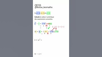 Calculer la valeur numérique d