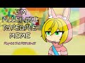 Kitty channel afnan's I'm allergic to people! Meme in Gacha Life // flipaclip (Flash warning)