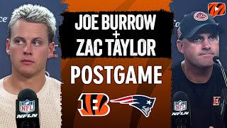 Joe Burrow & Zac Taylor React to Week 1 LOSS | Bengals vs. Patriots