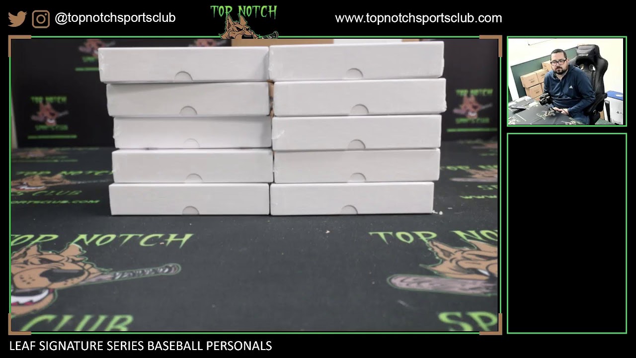 LEAF SIGNATURE SERIES BASEBALL PERSONALS YouTube