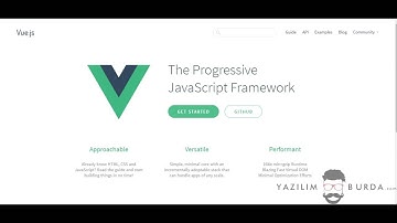 1 - Vue.js Dersi (Giriş)
