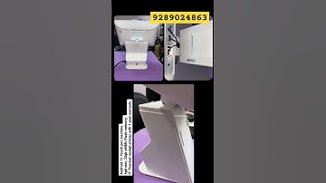 Touch pos machine| Slant billing machine with printer #barcodescanner