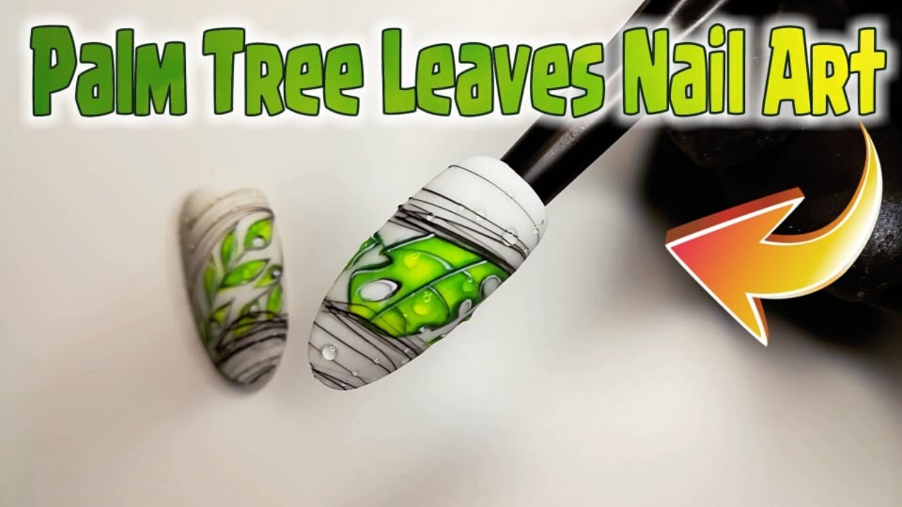 2. Leaf Design Nail Tips - wide 11