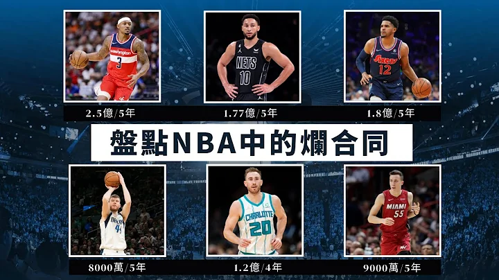 NBA 🏀 本季NBA中的爛合同，這些合約遠比想像中難處理！為什麽威少的合約相對還是可接受的？（冠祤聊球） - 天天要聞