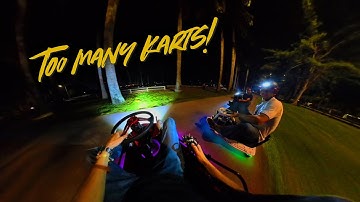 Pulling Up to a Miami Drift Kart Rideout... at Night (POV)