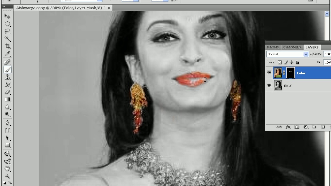 Color to B&W in YouTube