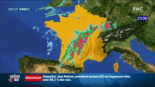 Alerte météo orages: 4 départements en vigilance orange face au risque de 