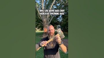 Why I use work axes for axe throwing! #shorts #axe #axethrowing #skills #vikings #outdoors #tools