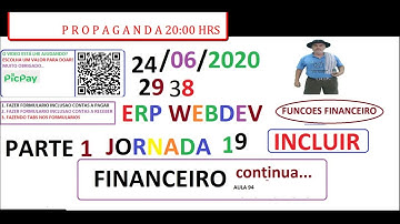 PROPAGANDA - DICAS 2938 - WEBDEV - ERP WEB MATOS - AULA 94 - JORNADA 19 - INCLUIR TITULO