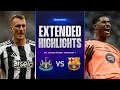 Newcastle United Vs Barcelona Extended Highlights UCL League Phase MD 1 CBS Sports Golazo