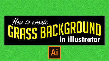 How to create Grass background in adobe illustrator - illustrator tips and tricks