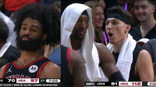 HEAT FANS CHANT "WE WANT BOSTON" AFTER ELIMINATING BULLS FROM PLAYOFFS! JIMMY BUTLER DID NOT PLAY!