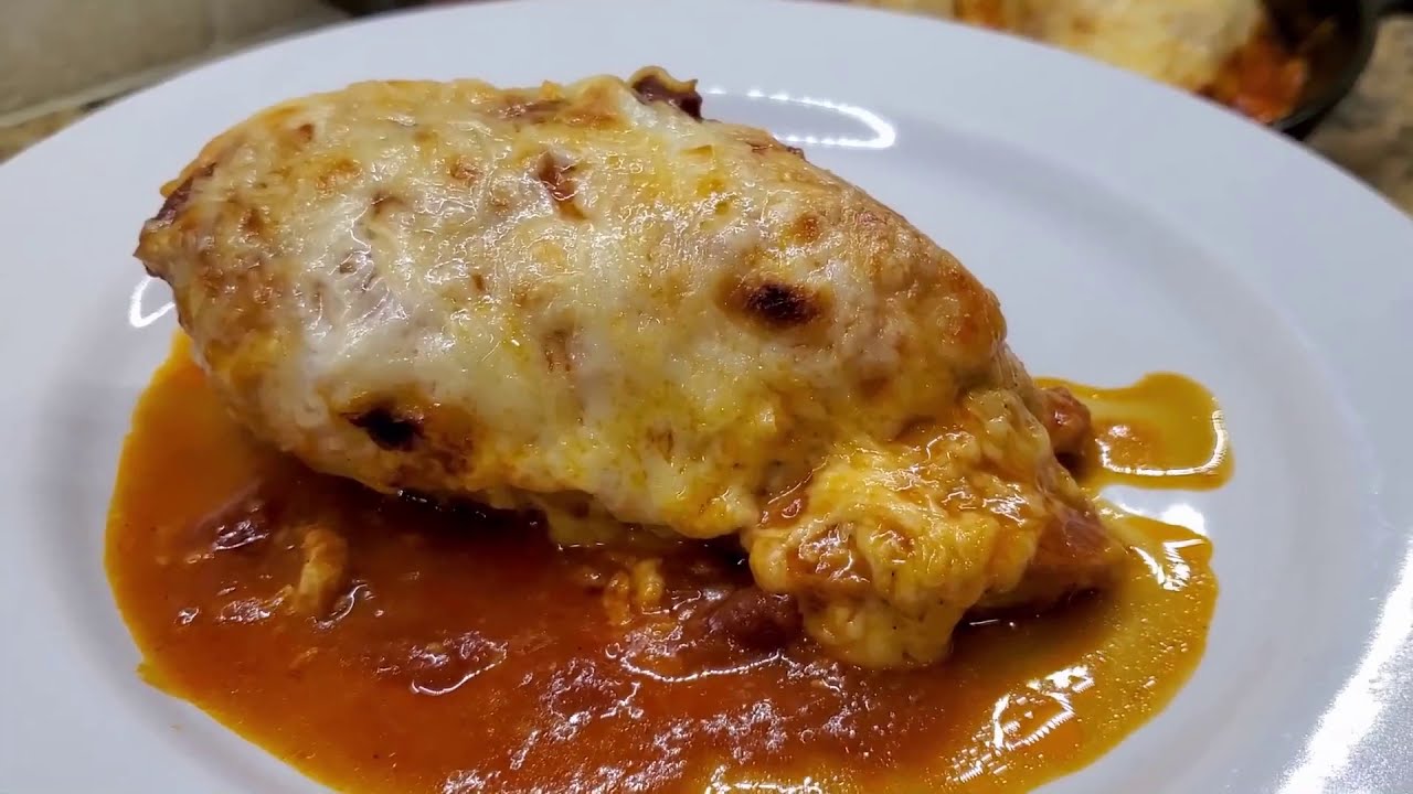 Pollo en Salsa Gratinado