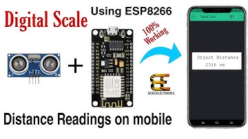 How to make Digital Scale || Using ultrasonic sensor or Node MCU