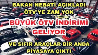 Bakandan Açiklama Geldi̇ Ötvye Zam Yok Büyük Ötv İndi̇ri̇mi̇ Yolda Otomobi̇l Fi̇yatlari Çok Düşecek