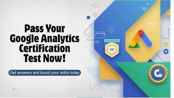 Google Analytics Certification Free by Google final test answer