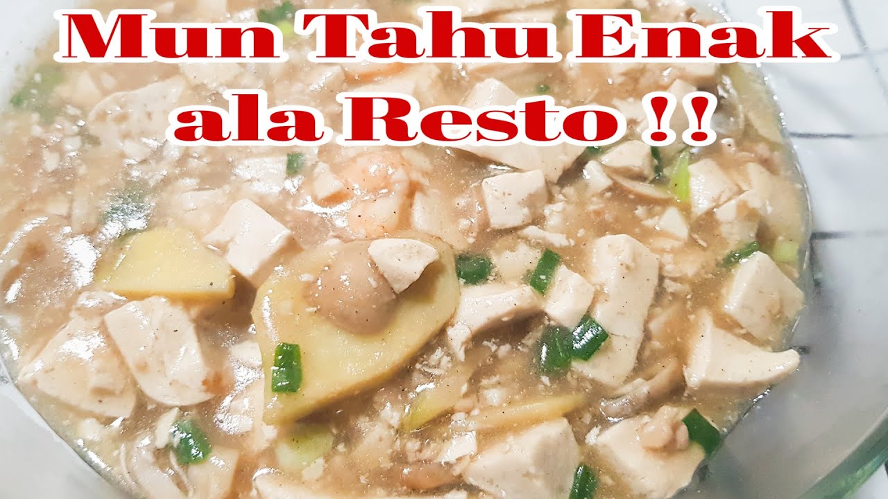 Mun Tahu Ala Restoran Chinese food ||  Resep Mun Tahu Legendaris || Resep Mun Tahu || Mun Tahu Ayam
