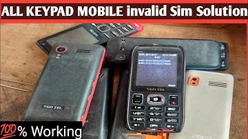 Anyone Vgo tel model I251/i700/ i550/i800 Imei Code Change | Vgo Tel Mobile Invalid Sim Solution