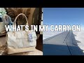 WHAT'S IN MY CARRY ON || NOEL LABB