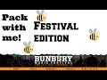 Festival packing- Bunbury 2018