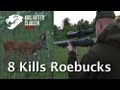 Kristoffer clausen hunting roebucks 8 kills bukkejakt 8 fellinger
