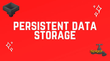 Spigot Plugin Development - 58 - Persistent Data Storage