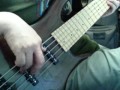Art Tech 5 string bass w/ Humpback Engineering 1X2D preamp