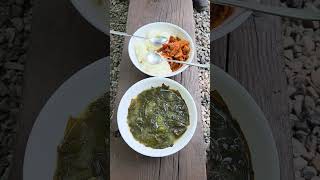 설악산 봉정암,미역국과 볶음김치(25.7.8. 무더위 속 봉정암에서)
