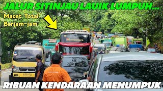 Download lagu SITINJAU LAUIK LUMPUH, Ribuan Kendaraan Menumpuk Macet Total Akibat Evakuasi Truk Hino Blong Rem