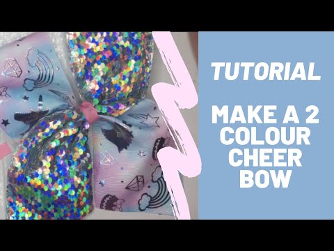 How To Make A 3-D Center For Cheer Bows 