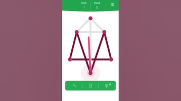 1LINE one-stroke puzzle game. Level 1. Stage 5. 1-5.