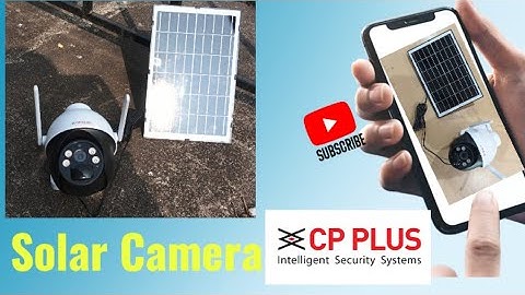 Cp Plus Solar camera