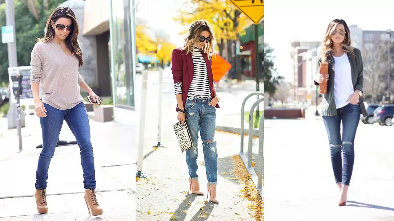 women's casual jeans outfit