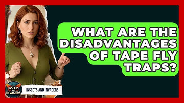 What Are The Disadvantages Of Tape Fly Traps? - Insects and Invaders