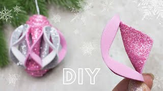 МК НОВОГОДНИЕ ИГРУШКИ НА ЁЛКУ из фоамирана СВОИМИ РУКАМИ🎄DIY Christmas Ornaments 2023🎄CRAFTS IDEAS