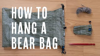 How To Hang A Bear Bag