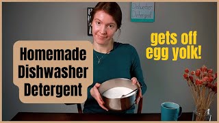 Making Homemade Dishwasher Detergent Powder | How It Works | Podcast No. 25