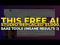 This FREE AI Studio Replaced $1,000 SaaS Tools (INSANE Results 🤯)