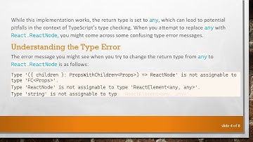 How to Properly Replace any in TypeScript for React Children Mapping