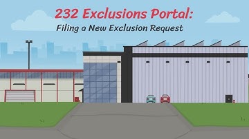 232 Exclusions Portal:  Filing New Exclusion Requests