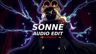 sonne - rammstein (slowed) [edit audio]