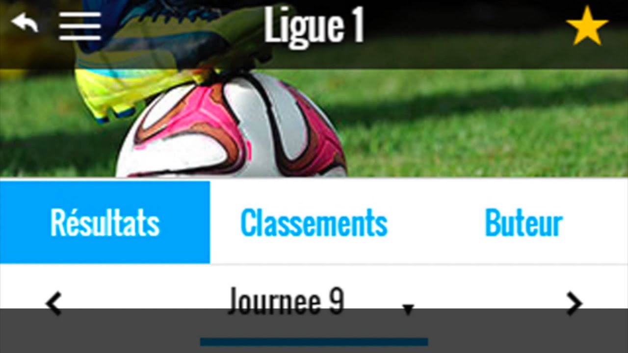 Application Foot en Direct - YouTube