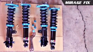 Mirage Fix 21 | Coilovers, DIY Alignment