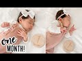 Kailin turns one month + spending time with family