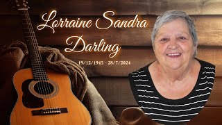 DARLING, Lorraine Sandra Funeral Service and Committal