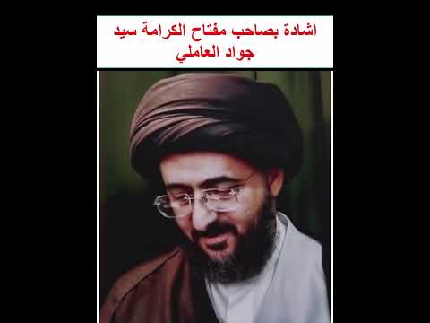 سيد محمد رضا الشيرازي اشادة بصاحب مفتاح الكرامة سيد جواد العاملي