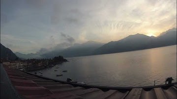 Time Lapse Sunrise over Lake Como, Italy