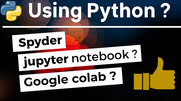 How to install/use python | Spyder | Jupyter notebook | Google colab?