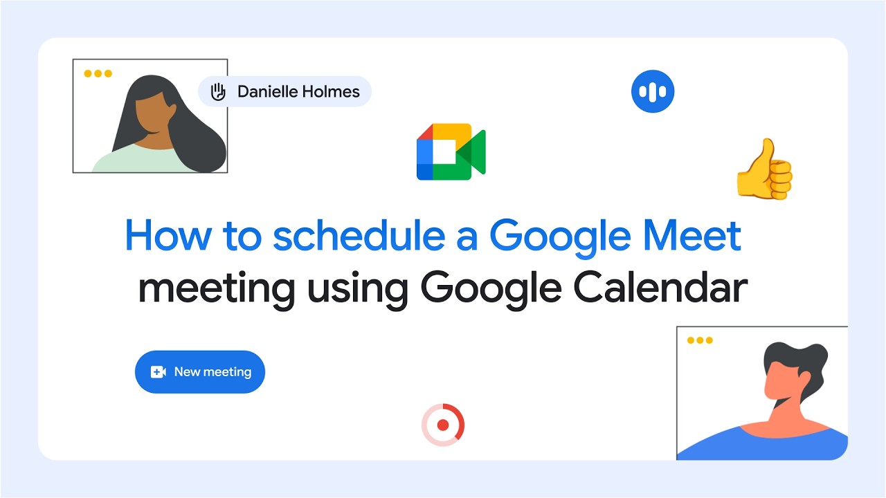 How to schedule a Google Meet meeting using Google Calendar - YouTube