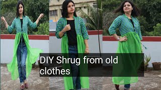 Diy shrug || Old kurti convert into shrug || Dupatta reuse